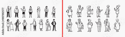 school kids cartoon characters, student illustration set, cute children with backpacks, hand drawn school kids, black and white student doodles, kids education illustration, school character collectio