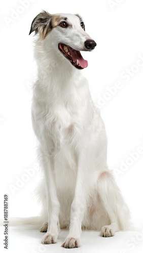 border collie puppy isolated on white