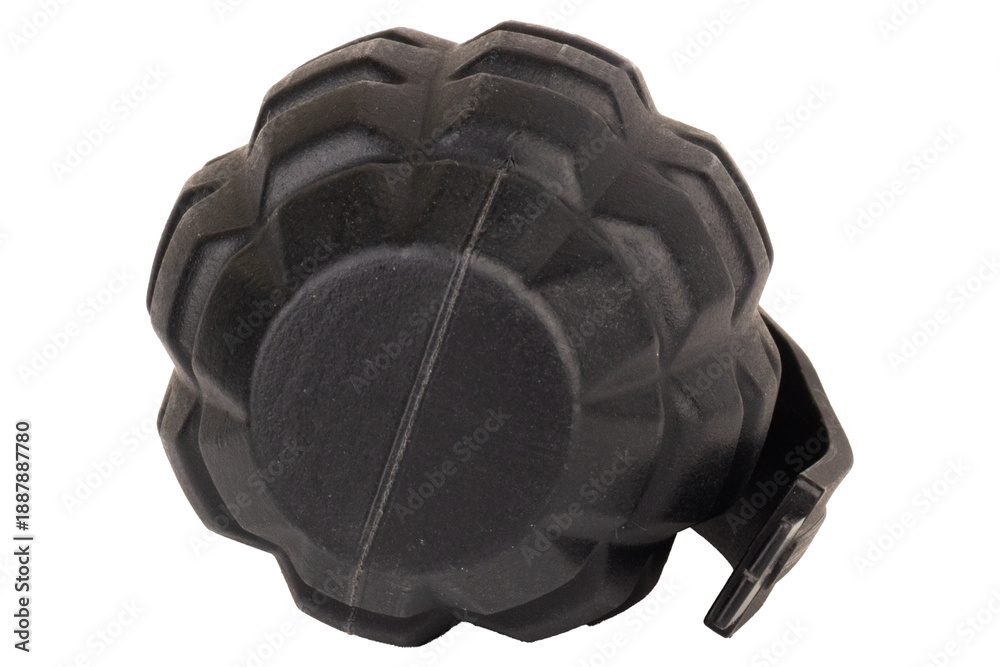 Obraz premium Pineapple grenade isolated on white background