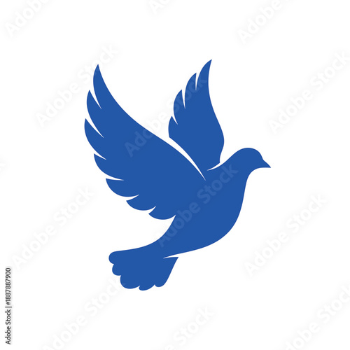 Flying Peace Dove Icon