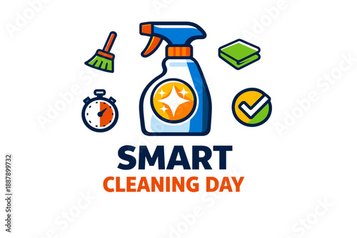 Smart cleaning day: efficient tools and supplies for a tidy home