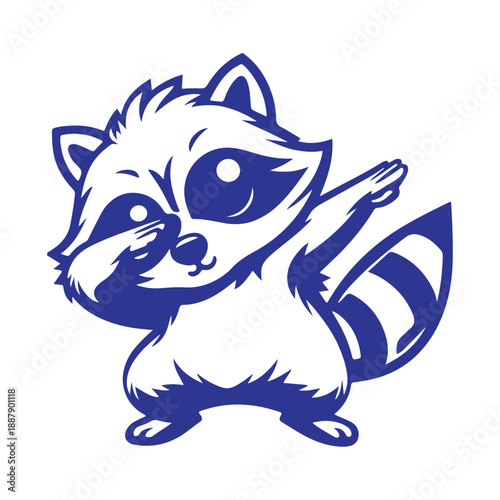 Raccoon Dabbing Dab svg