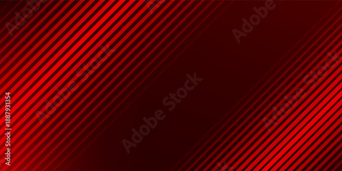 Red diagonal straight line background. Abstract dark striped gradient wallpaper. Red slanted stripes backdrop for flyer, banner, poster, presentation.