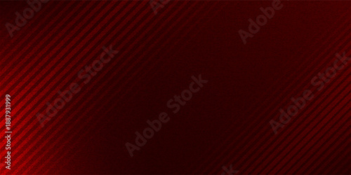 Red diagonal straight line background. Abstract dark striped gradient wallpaper. Red slanted stripes backdrop for flyer, banner, poster, presentation.