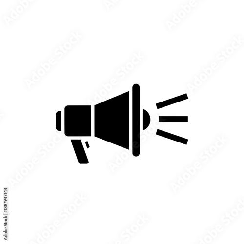 Megaphone Icon – Announcement Marketing Promotion Speaker Symbol