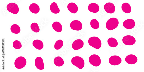 Blob shapes black collection vector design elements isolated. Random blob circles icon set. Isolated on a white background.