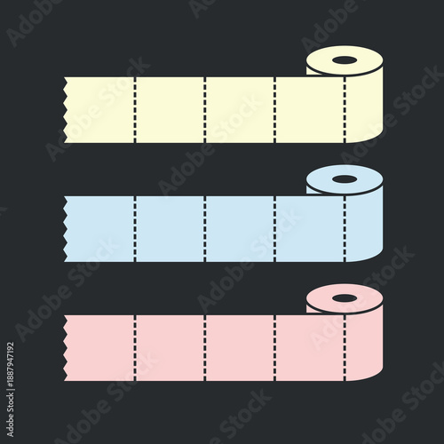 Toilet paper roll icon. Symbol of a toilet or toilet bowl. An attribute of a public restroom or sanitation facility.