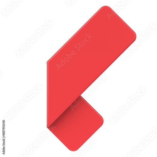 Corner label. Corner tag. 3D illustration. Free Download Corner label. Corner tag. 3D illustration. - GFXLoad