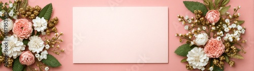 Floral arrangement showcase photography studio image of flowers elegant environment top-down view aesthetic design