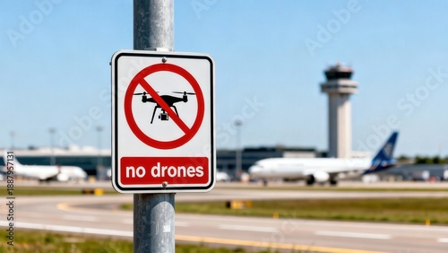 No Drones Allowed Near Airport: Safety and Regulations in Aviation Area