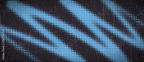 Grunge halftone gradient background. Faded grit noise texture. Colorful wallpaper. Retro pixelated backdrop. Anime or manga style comic overlay. Vector graphic design textured Grunge scratch template.