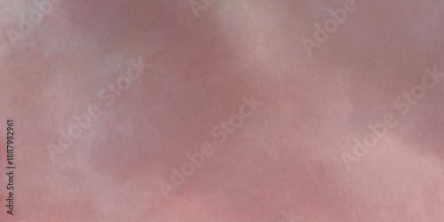 Amazing beautiful sky with clouds.Blue sky background with clouds glowing in light pink color.Abstract texture for use as a background. Watercolor painted background.Abstract Illustration wallpaper. 
