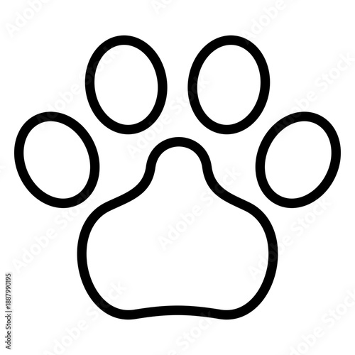 Animal Tracks Outline Icon