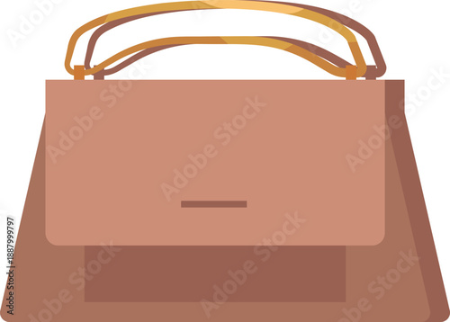 Trapezoid Bag Clipart Vector Design