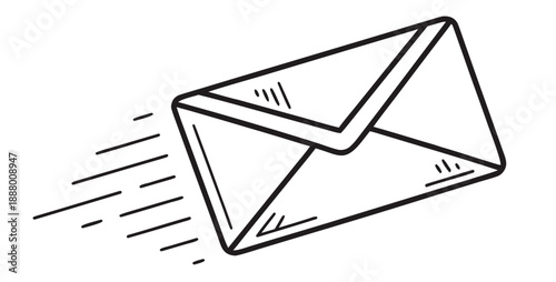 Flying open envelope