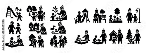 Icons of Grandmother Bonding