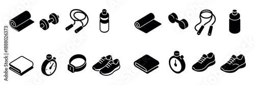 Morning Exercise Icons