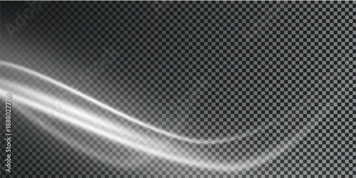 Smooth Wind Flow Curve Motion Design