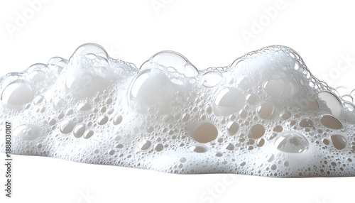 Bubbles and Lather: Capturing the ethereal beauty of soap bubbles, a mesmerizing display of frothy white spheres, perfect for concepts related to cleanliness, freshness, and purity.