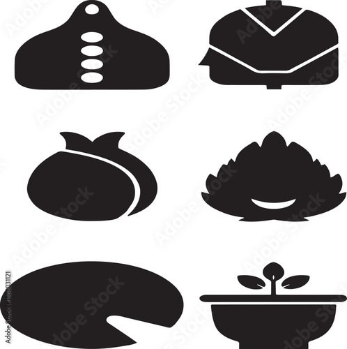 set of icons for spa
