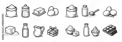 Baking Ingredient Icons