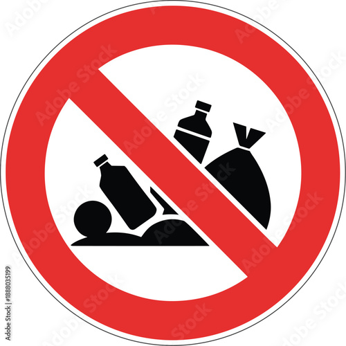 No smoking sign red and black vector on white background.