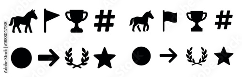 Hippodrome Icon Set