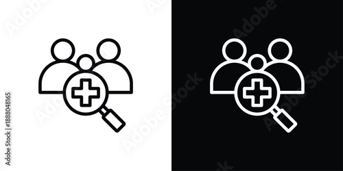 Early Intervention Icon Sheet Black And White