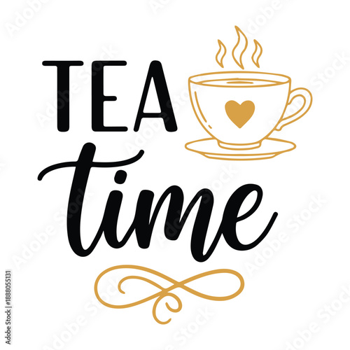 Tea Time Illustration