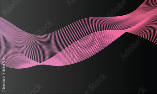 Premium wave background designed with smooth elegance