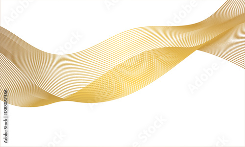 Abstract modern flow with graceful layered motion