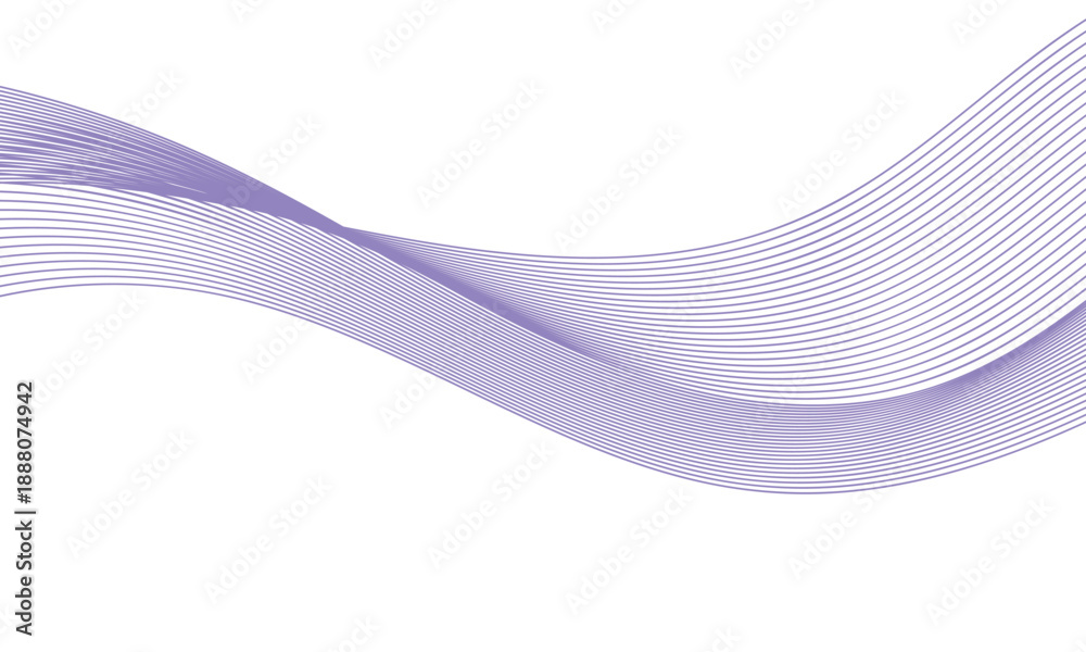 Fototapeta premium Abstract luxury ribbon pattern creating cinematic depth