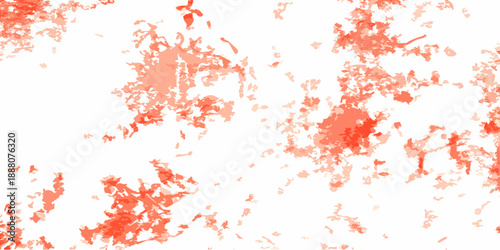 Colorful ground mixed pepper grains, flakes isolated on white background.  Dust distress grainy grungy effect and distressed backdrop. scratches and marks decorative surface design suitable for poster