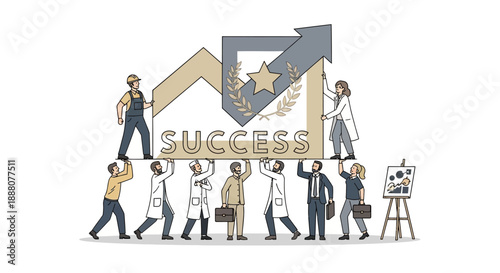 Cross-Functional Team Synergy Driving Corporate Growth and Metric Achievement