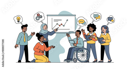 Inclusive Team Strategy Session Driving Measurable Business Growth and Corporate Innovation