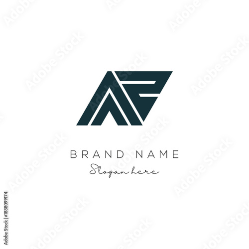 AZ or ZA letter logo icon design. Classic style luxury initials monogram.