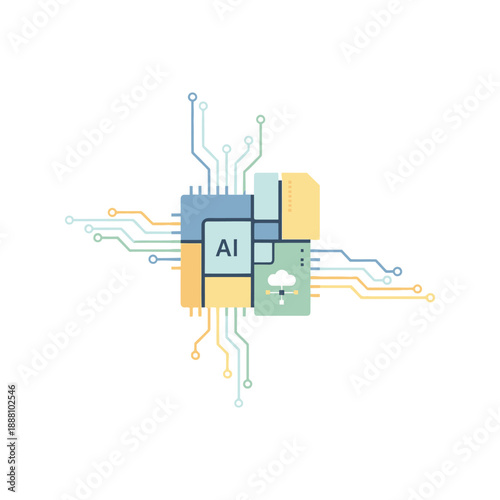 A smiling healthcare professional works on a laptop in a clinical setting indoors.