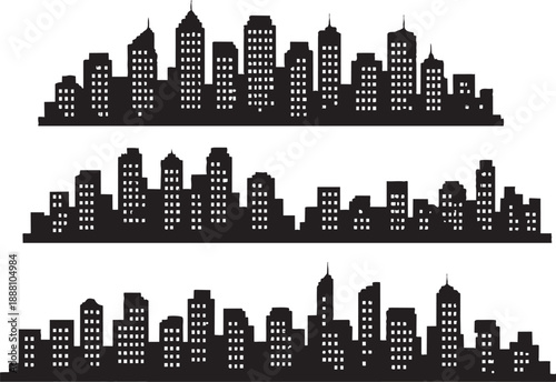 city skyline vector