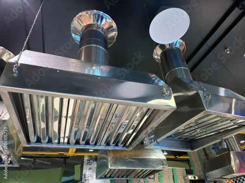 Photos Stainless steel hoods for industrial ventilation systems