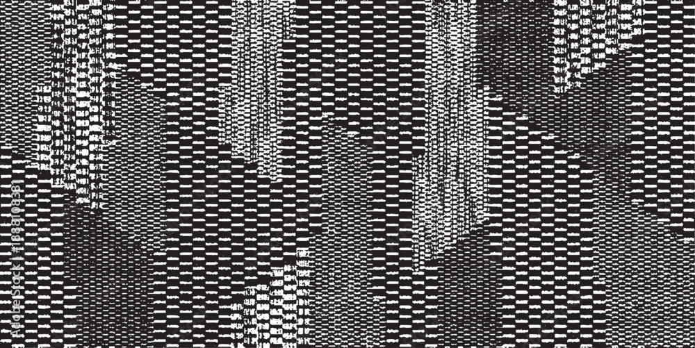 custom made wallpaper toronto digitalRough, irregular texture composed of monochrome geometric elements. Overlay distressed grunge background. Abstract vector illustration. Isolated on white background. EPS10