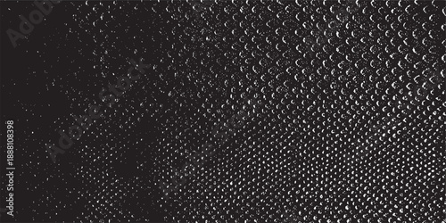 Snakeskin pattern imitation. Lines and spots structural texture. Cool and artsy faux leather background. Abstract vector illustration. Black isolated on white. EPS10
