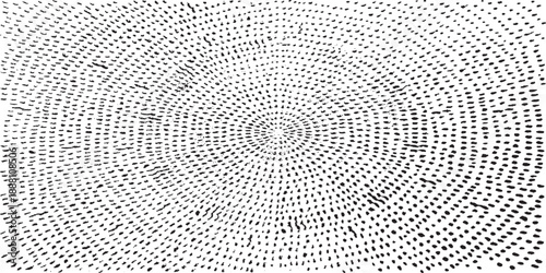 Small uneven spots and particles of debris. Abstract vector texture.  Distressed uneven background. Grunge texture overlay with fine grains isolated on white background. Vector illustration. EPS10.