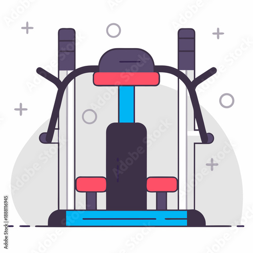 Fitness equipment for upper body workout