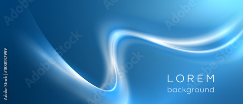 Abstract illustration consisting of smooth and soft wavy shapes.