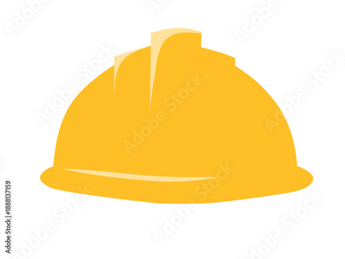 Yellow safety hat