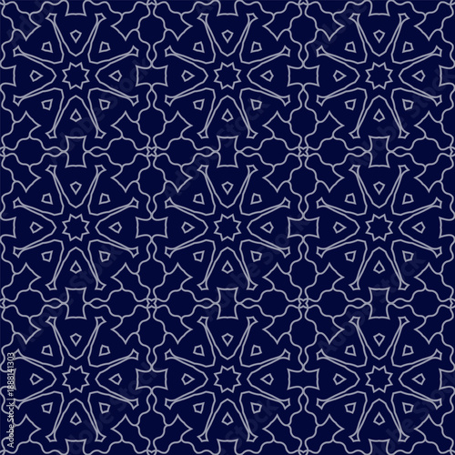 Seamless color pattern of abstract geometric elements. Design of texture, textiles, clothing, packaging and creative idea