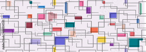 Seamless geometric square pattern. Design for textures, textiles, prints on clothes, creative fabric design, packaging and creative ideas