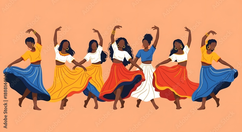 Obraz premium Celebrating empowerment and unity on international women's day