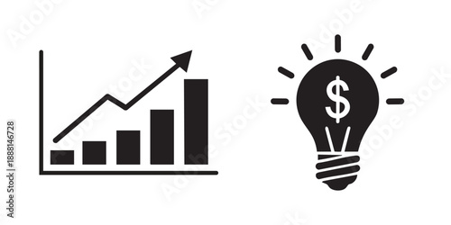 Business Growth and Idea Icons