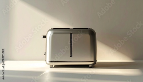 Minimal Two-Slot Toaster Kitchen Appliance